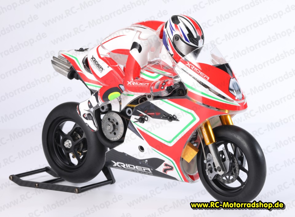 SATURN-SSA: 1:8 Motorradmodell X-RIDER SATURN mit Einarmschwinge (vormontiert / 5160 kV Brushless) SATURN-SSA